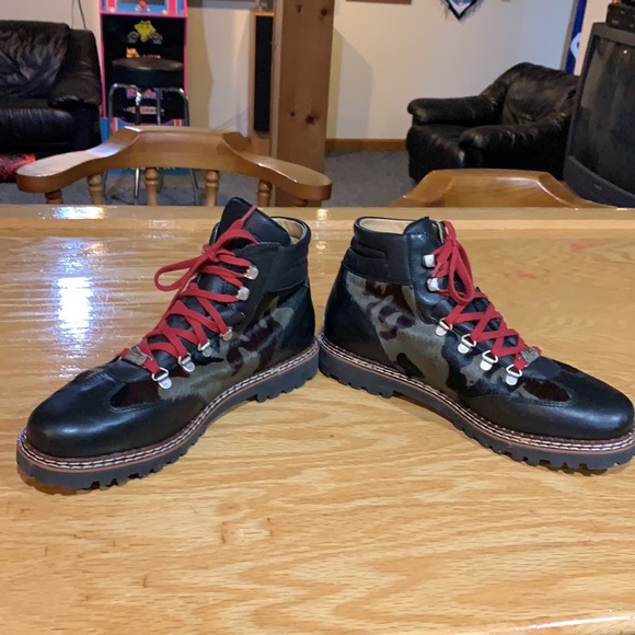 MENS VALBELLA 3 BLACK CAMO POPULAR HIKING STYLE FASHION BOOT SIZE 10 (43) COMFY! - Picture 16 of 16